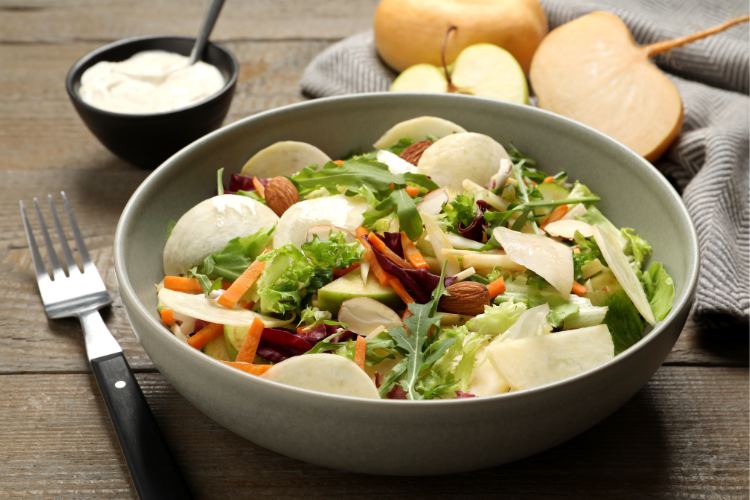 Raw salad and Health Benefits of Turnips