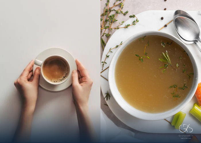 Swapping coffee for bone broth