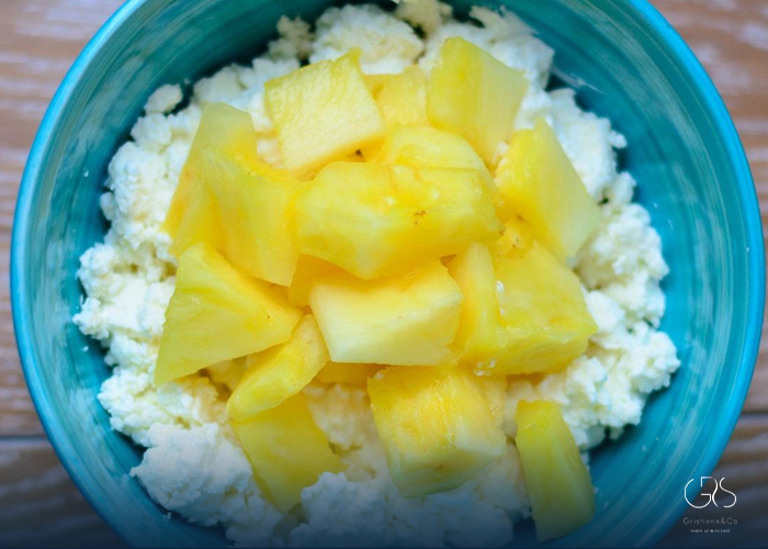 Cottage Cheese with Pineapple