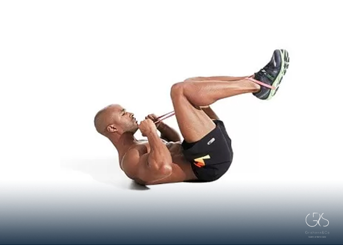 Crunches with Resistance Band