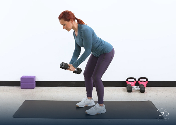 Bent Over Double Dumbbell Row