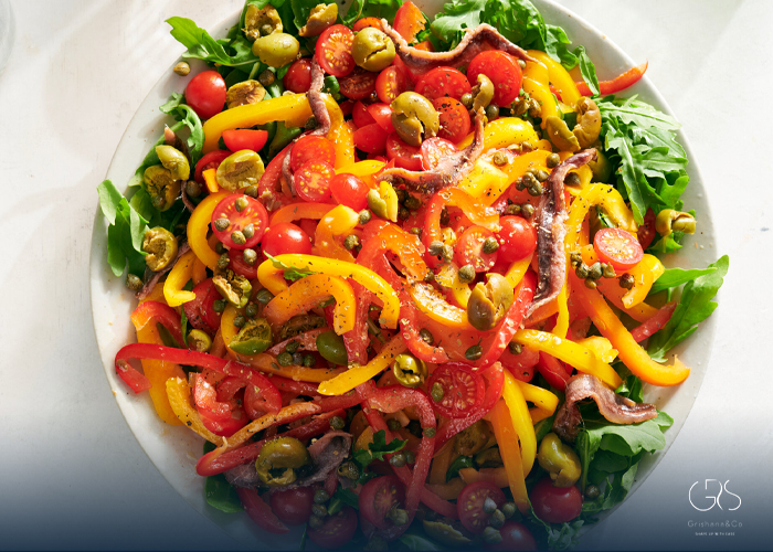 Make a bell pepper salad