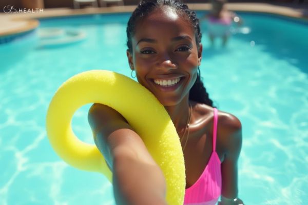 Flutter Kicks with Pool Noodle
